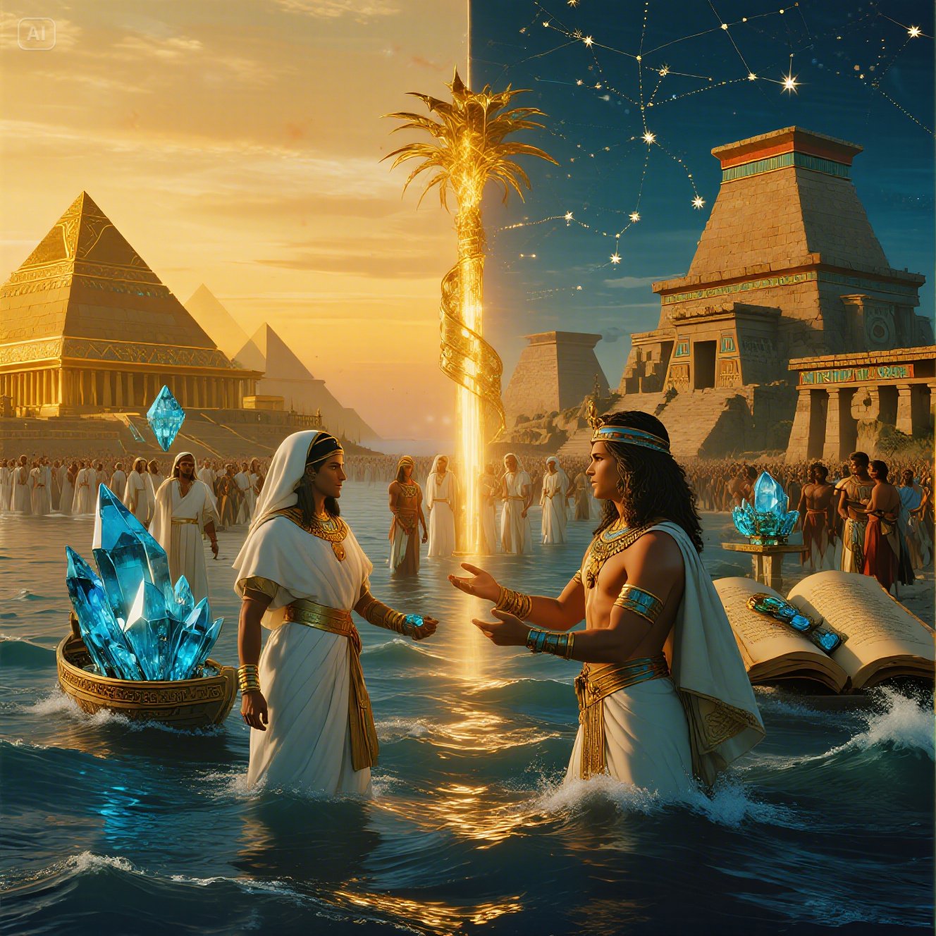 Wisdom Transmission to Two Continents